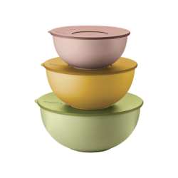 Set of 3 Containers with Lid Assorted - Everywhere Bio