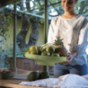 Centerpiece/Fruit Bowl Light Green - Tierra