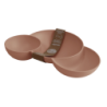 Hors d'oeuvres Dish Dark Terracotta - Tierra