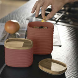 Storage Jar Medium Dark Terracotta - Tierra