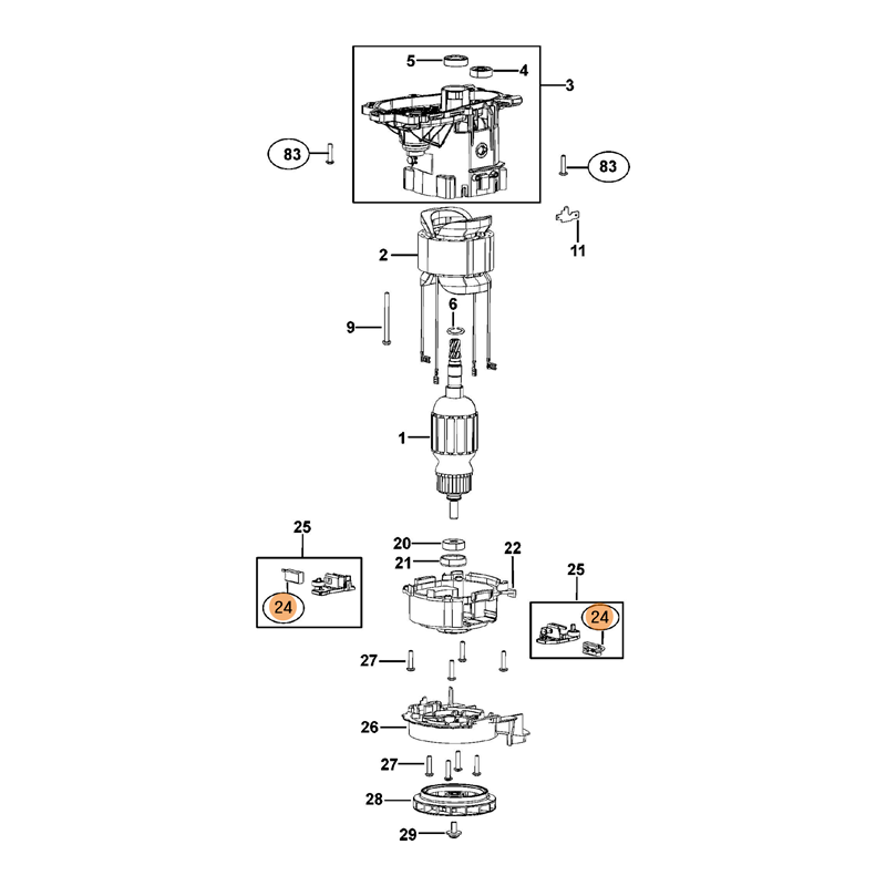 PAR DE ESCOVAS 230V PAR DE ESCOVAS 230V