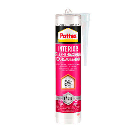 Interior Light Preenche e Repara Branco 280 ml PATTEX