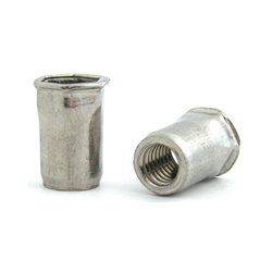 PORCA REBITAR INOX SEXTAVADA REDUZIDA M4