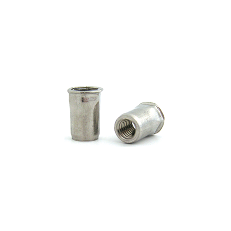 PORCA REBITAR INOX SEXTAVADA REDUZIDA M4