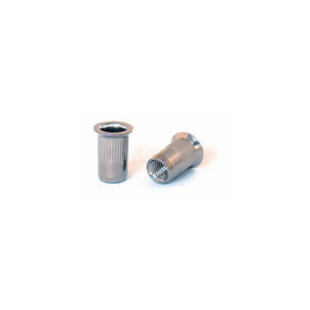PORCA REBITAR INOX RANHURADA C.EMB. M-5