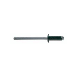 Remache Aluminio/Acero C/B 4,8X8 Verde BRALO
