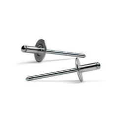 Rebite Standard Cabeça Larga Alumínio/Aço 5x10mm BRALO