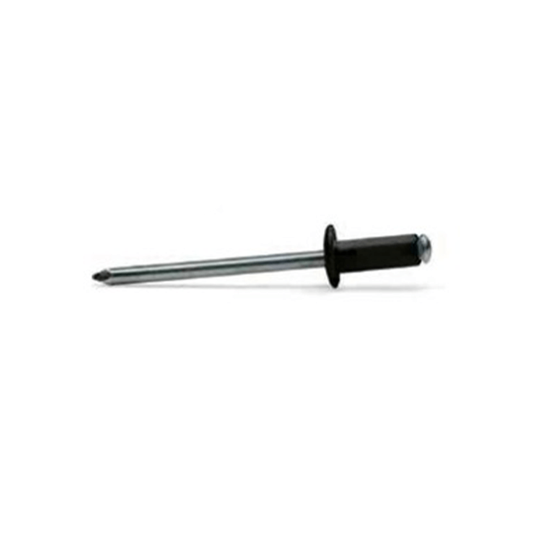 Negro 4x16mm Aluminio/Acero Cabeza de Flor BRALO