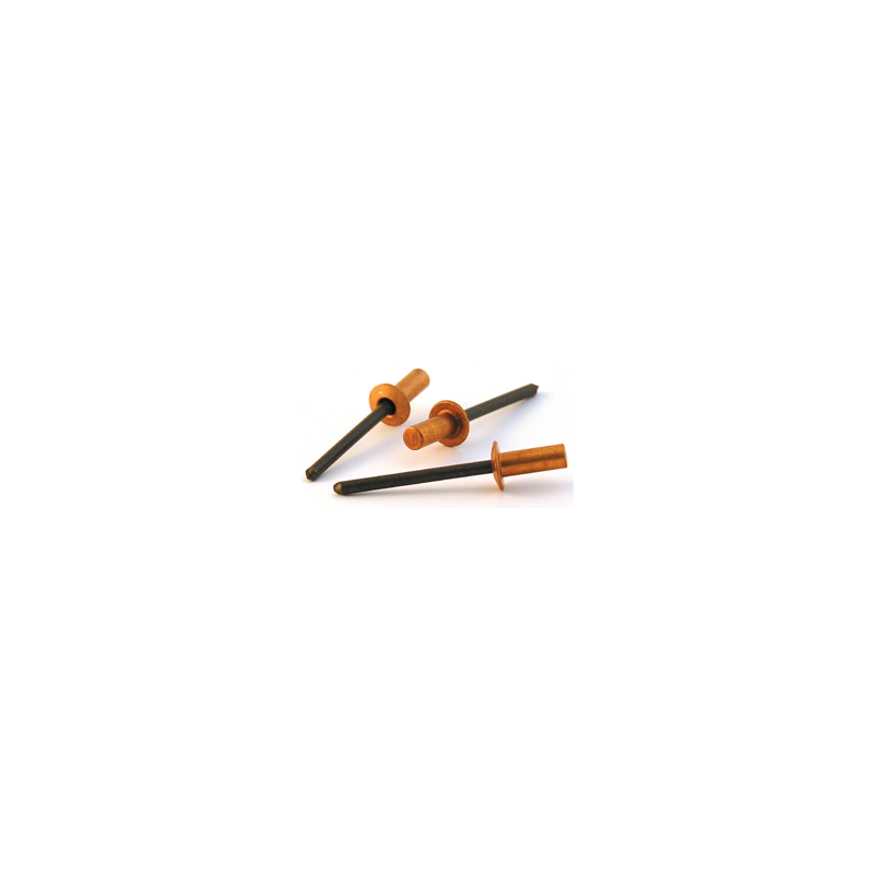 REBITE COBRE/AÇO ESTANQUE 4X10