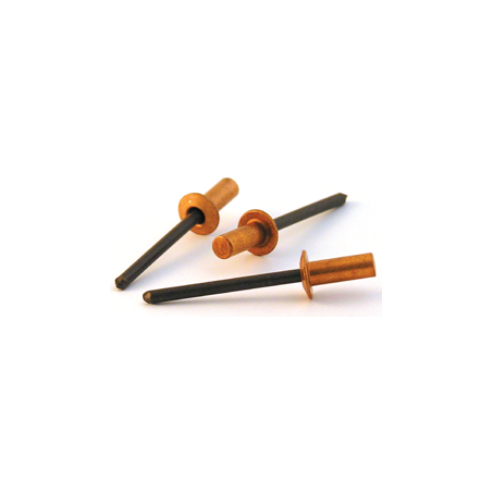 REBITE COBRE/AÇO ESTANQUE 4X10