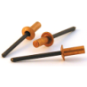 REBITE COBRE/AÇO ESTANQUE 4X10