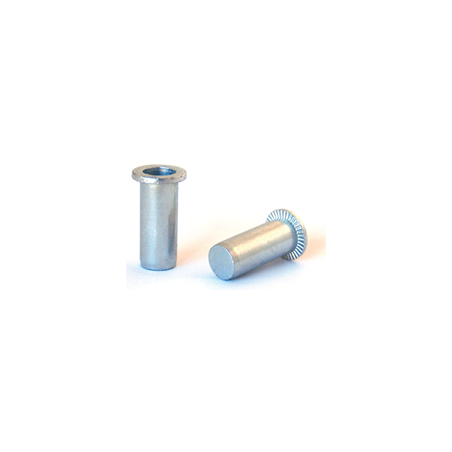 BRALO M6 Steel Nut Flat Head Wide Bottom Closed