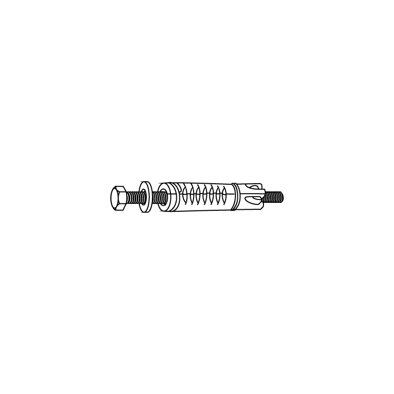 CHEMITOOL Steel Expansion Anchor with Screw M6x60