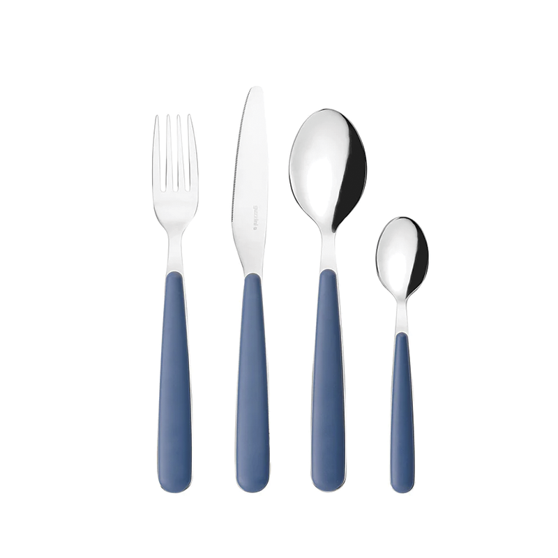 24-Piece Cutlery Set Navy Blue - Pop 24-Piece Cutlery Set Navy Blue - Pop
