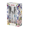 24-Piece Cutlery Set Mediterranean Blue - Flower&Lemón