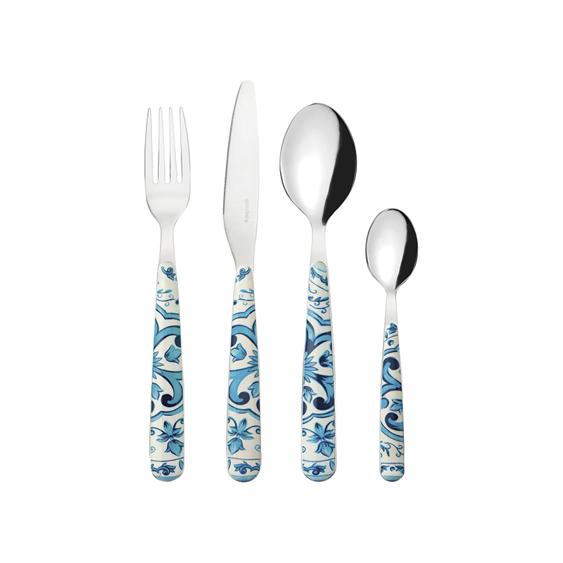 24-Piece Cutlery Set Mediterranean Blue - Blues 24-Piece Cutlery Set Mediterranean Blue - Blues