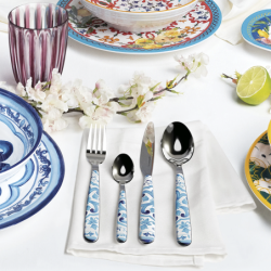 24-Piece Cutlery Set Mediterranean Blue - Blues