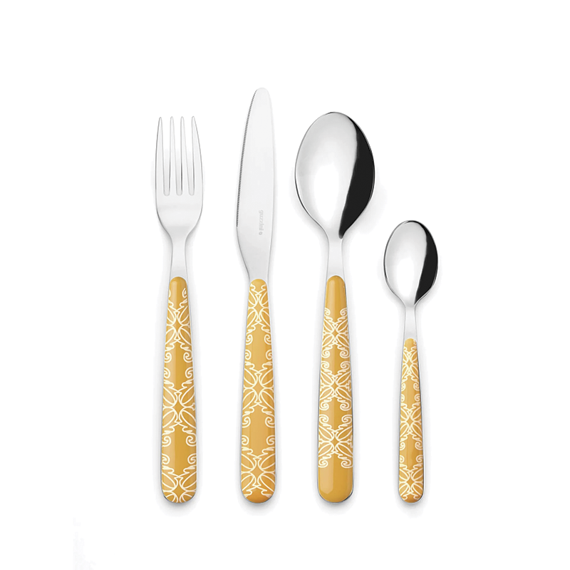 24-Piece Cutlery Set Amber - Fusion