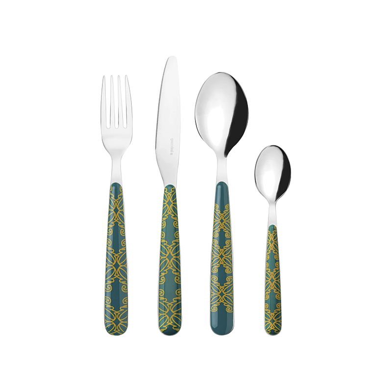 24-Piece Cutlery Set Emerald - Fusion