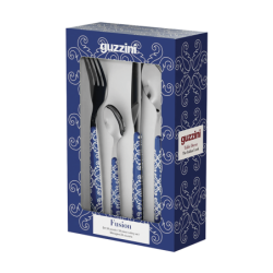 Cubertería de 24 Piezas Azul Mediterránico - Fusion