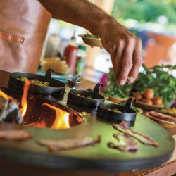 Barbacoa Leña Almacenamiento Corten 85 - Classic