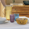 Tall Tumbler Glass Amethist - Dolcevita