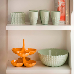 Bowl L Mauve Green - Tiffany