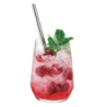 Set of 4 Stainless Steel Straws 18cm - Future