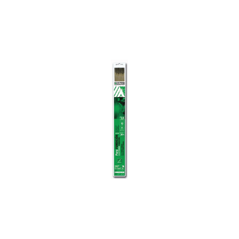 Electrodo para Hierro Fundido 2,5 x 350 mm 10 Un. Solter Electrodo para Hierro Fundido 2,5 x 350 mm 10 Un. Solter