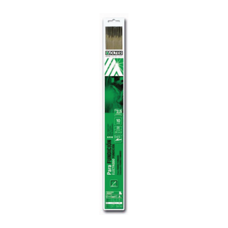 Electrodo para Hierro Fundido 2,5 x 350 mm 10 Un. Solter
