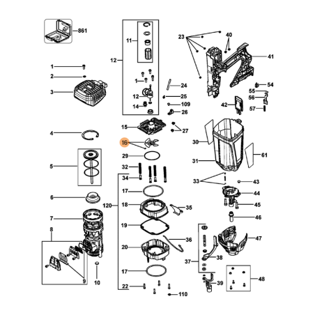 C5 K18 FAN ASSEMBLY KIT