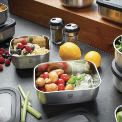 Recipiente Rectangular Almacenamiento de Alimentos 1,3L - Provido