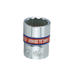 KING TONY 1/4' - 9/32' 6 Points Standard Metric Socket