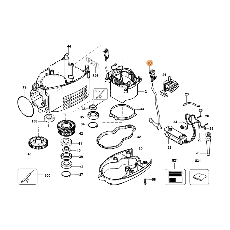 CABO P/SUBC.INTERRUP CABO P/SUBC.INTERRUP