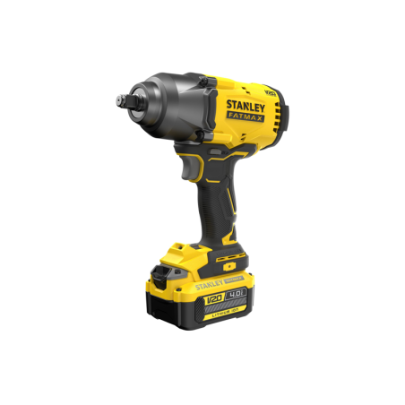 Chave de Impacto sem Escovas V20 Li-Ion 18V 1/2' 949Nm, 1 bateria Li-Ion 4Ah, Carregador 2A e Mala STANLEY