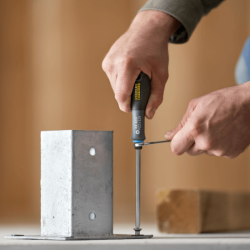 Chaves de Fendas Pozidriv PZ3x150mm com Hexágono de Aperto STANLEY FATMAX