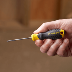 STANLEY Screwdriver 3,5mmx75mm CUSHION GRIP™