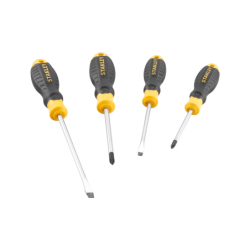 Set of 4 CUSHION GRIP™ Phillips Screwdrivers Parallel Extended STANLEY