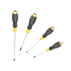 Set of 4 CUSHION GRIP™ Phillips Screwdrivers Parallel Extended STANLEY