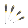 Set of 4 CUSHION GRIP™ Phillips Screwdrivers Parallel Extended STANLEY