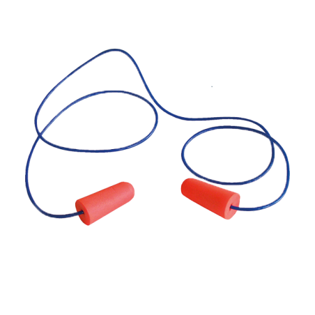 TAMPÕES AUDITIVOS CORDÃO PU (BL 5 PARES)