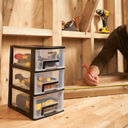 STANLEY Medium Storage Unit with 3 Drawers