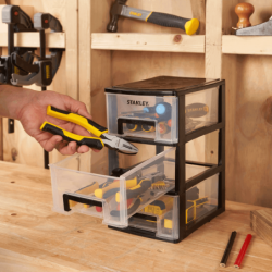 STANLEY Medium Storage Unit with 3 Drawers