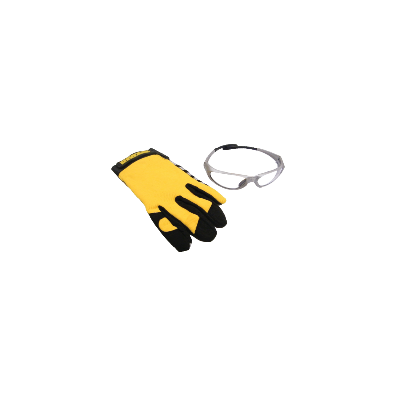 KIT OCULOS PROTECÇÃO E LUVAS