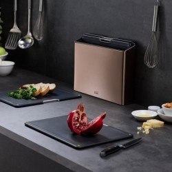 Set of 4 Chopping Boards Rose Gold - Folio Steel