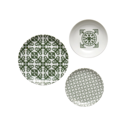 Set of 6 Place Setting Le Maioliche Emerald - Tiffany