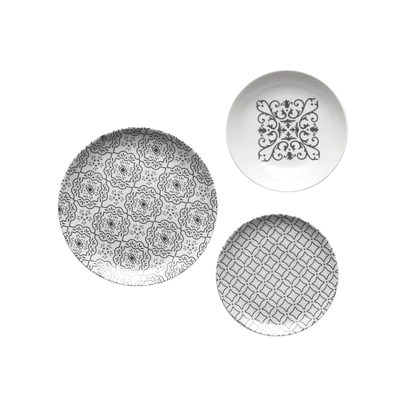 Set of 6 Place Setting Le Maioliche Sky Grey - Tiffany Set of 6 Place Setting Le Maioliche Sky Grey - Tiffany