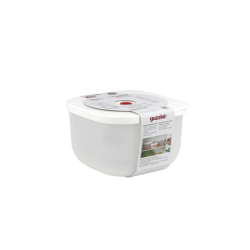 Deep Vacuum Container M White - Save-It
