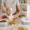 Deep Vacuum Container L White - Save-It