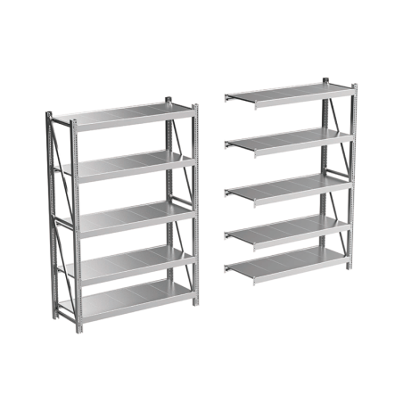 CHEMITOOL Minirack Shelf System with 5 Shelves